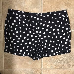 LOFT Polka Dot Shorts Size 12